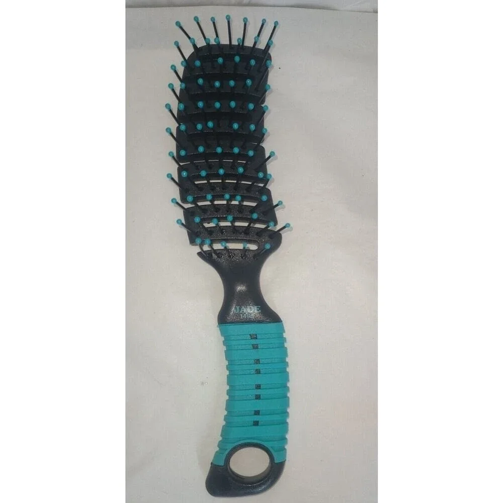 6 New Curved Vent Flex Hairbrushes Quick Dry Brushes Wet Hair Blow Dryer Styling
